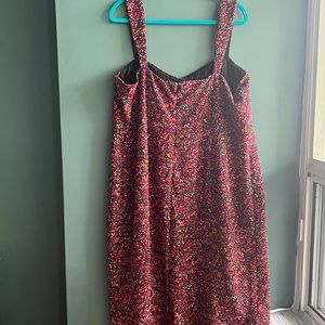 Anthropologie floral sleeveless dress.